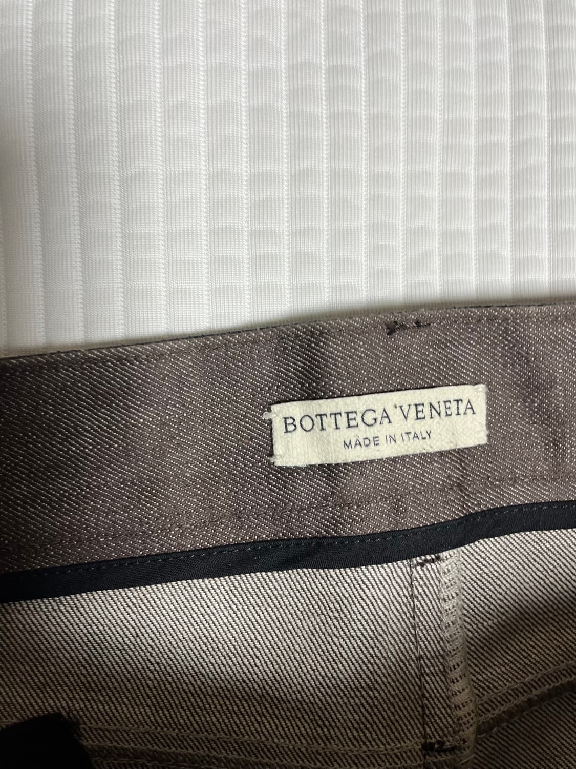 [46] 보테가 베네타 믹스 레더 데님 팬츠 진 상품이미지4