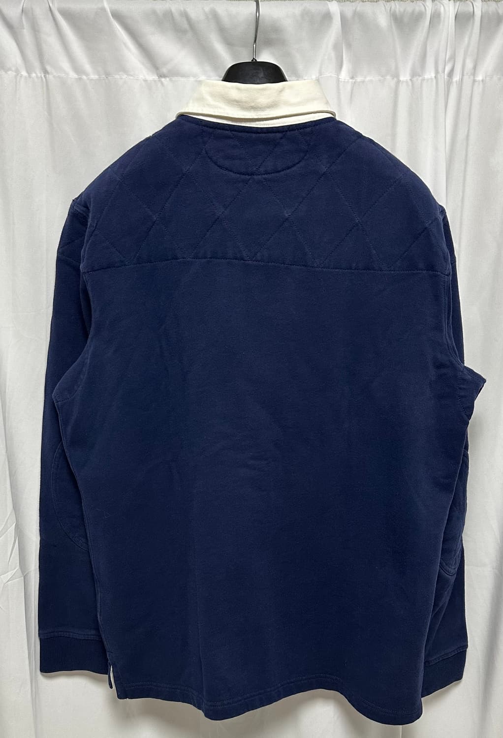 no.93 폴로 랄프로렌 다크네이비 기모럭비 셔츠 L s급 상품이미지5