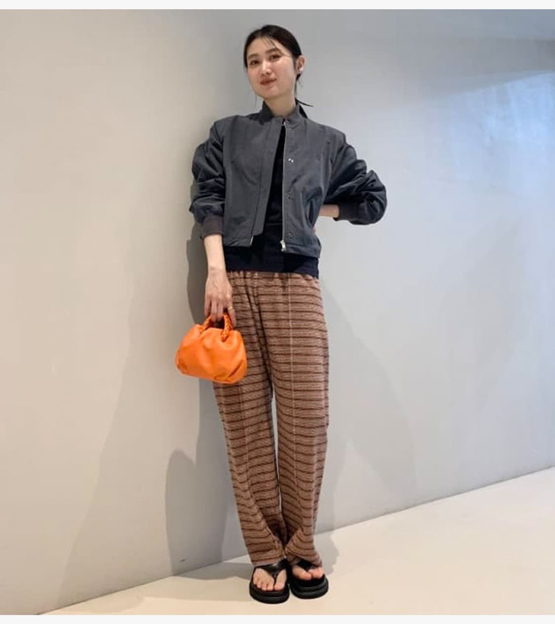 AK+1 BY BEAMS - RIB SHORT BLOUSON 상품이미지3