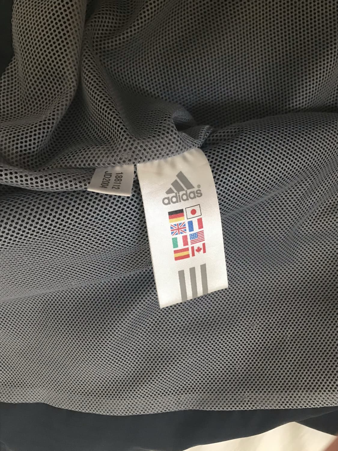 아디다스 올드스쿨 바람막이 자켓 네이비 블루 상품이미지4