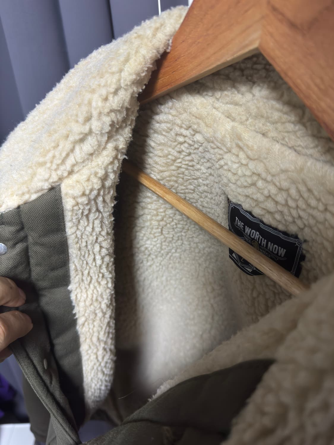 헤비웜 트러커자켓 L사이즈 카키색입니다! 상품이미지4