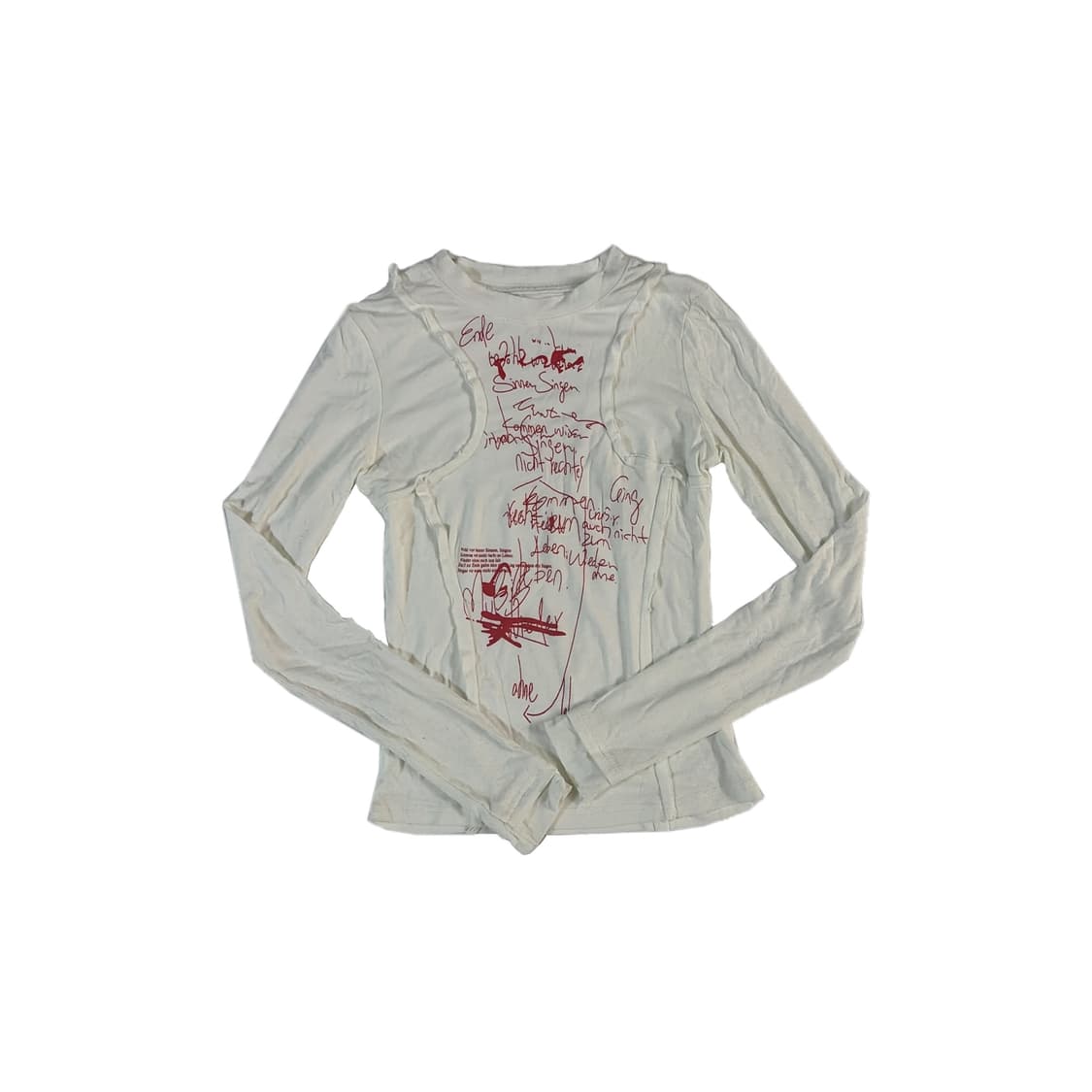 레터링 긴팔티 티셔츠 빈티지 상품이미지1