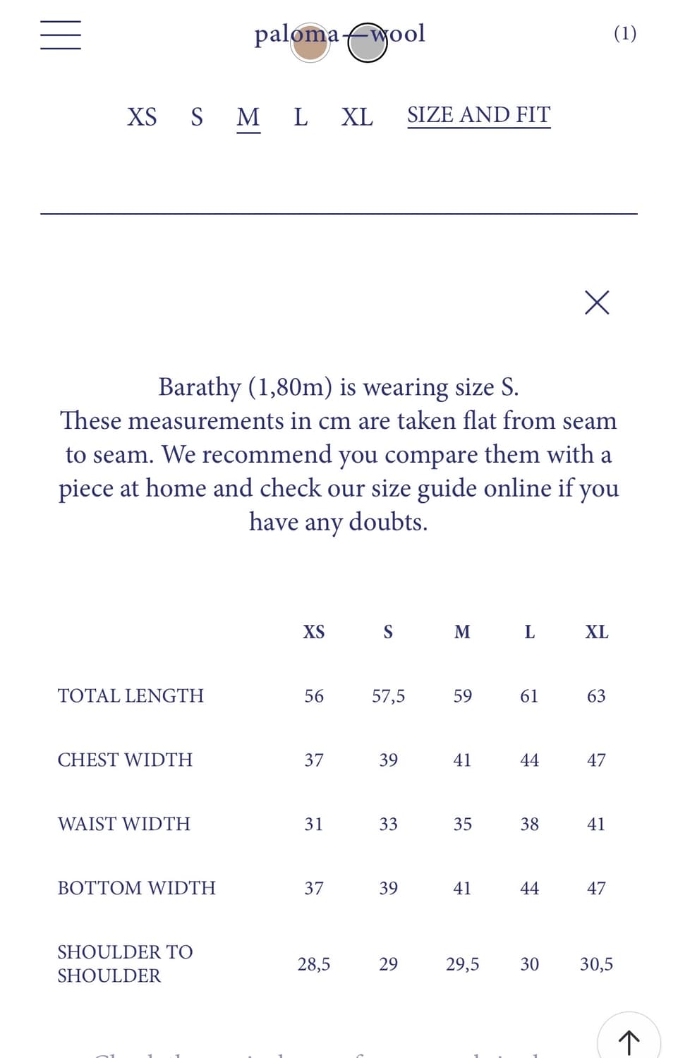 팔로마울 슬리브티셔츠 no 1819 / Meel m사이즈 상품이미지2