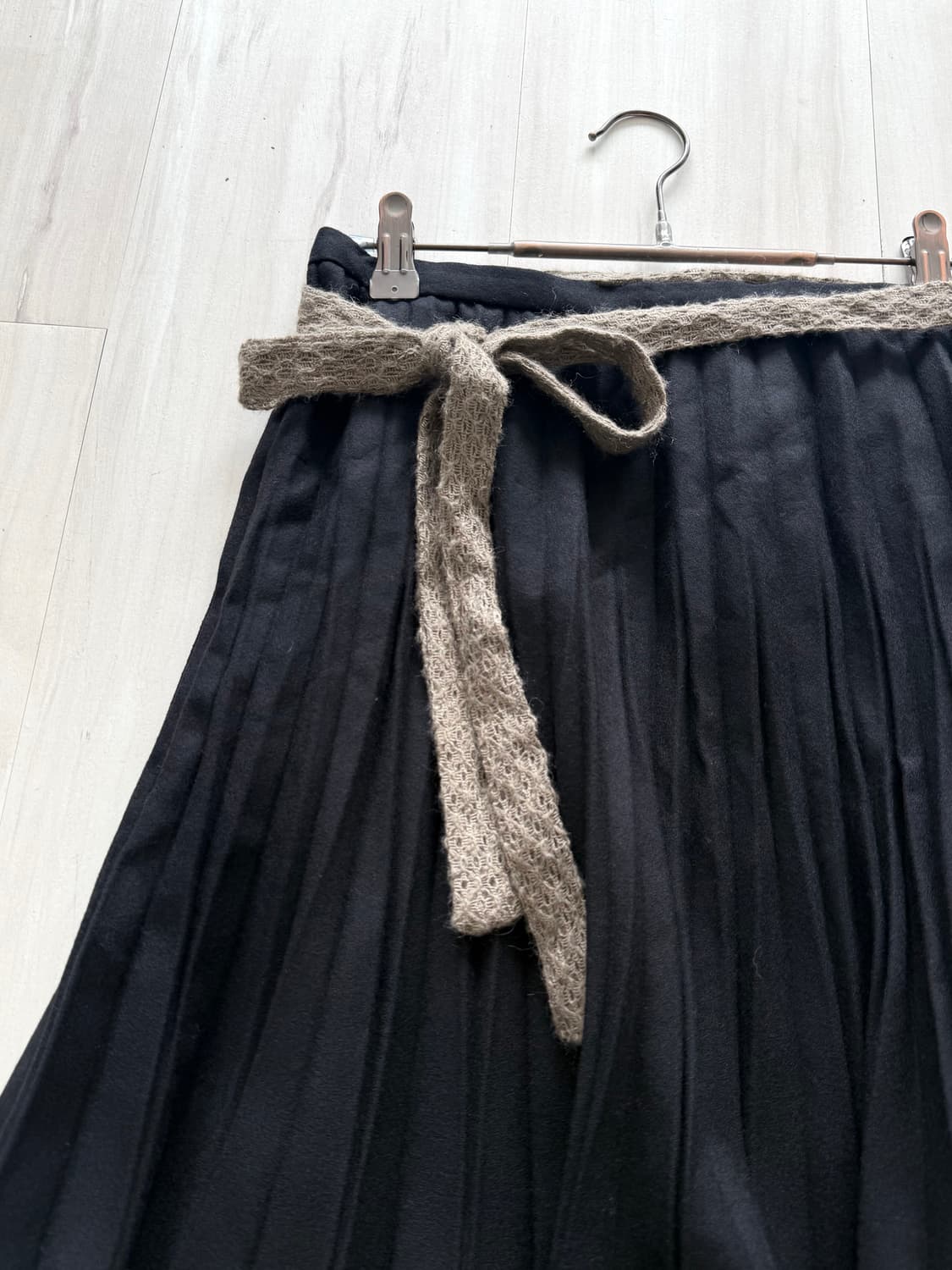 axes femme mute brown knit point black w 상품이미지2