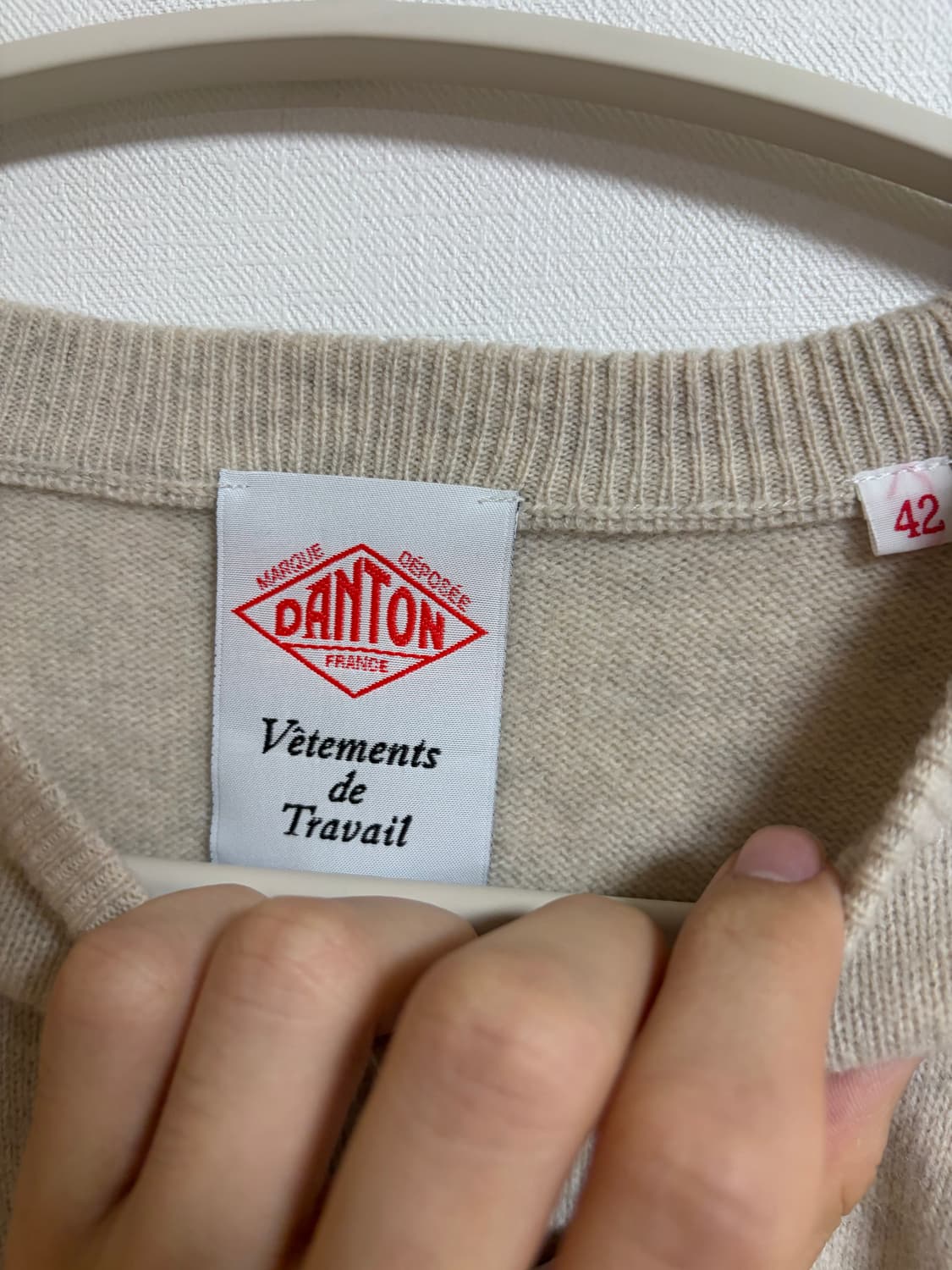 [42]단톤 니트 오트밀 상품이미지3