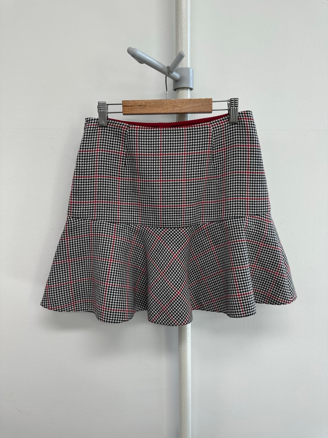 발렌티노 하운드투스 체크 스커트 상품이미지4