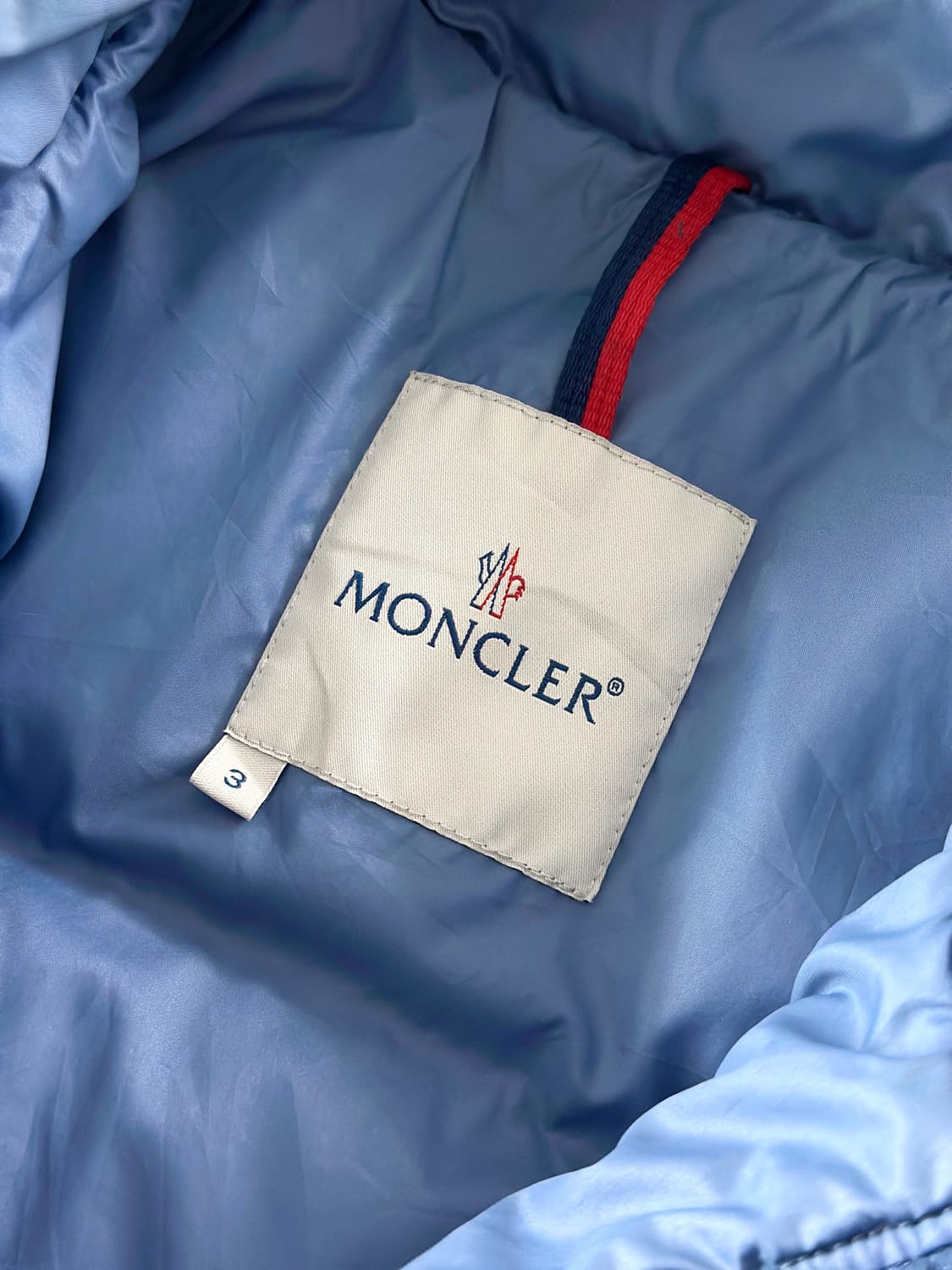 몽클레어 라이트 블루 구스 다운 자켓 상품이미지5