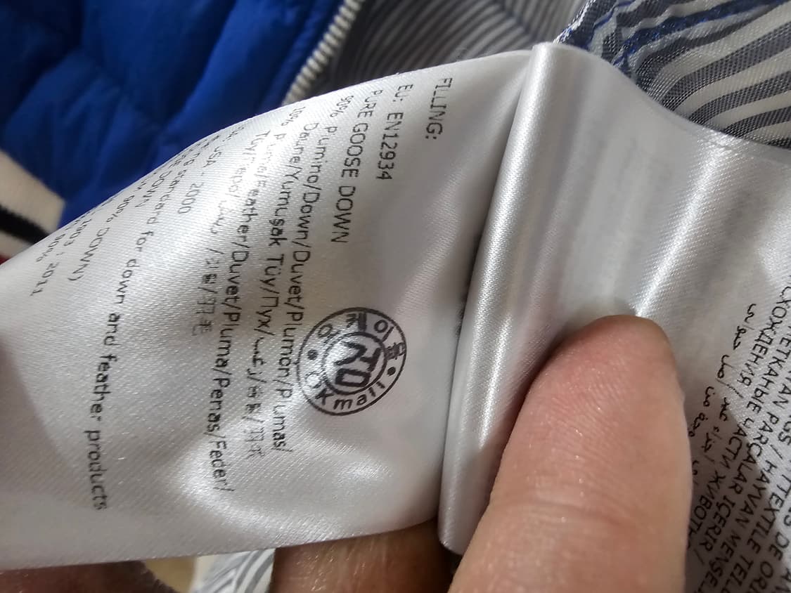 몽클레어 감마블루 사선 봄버 패딩(2/100/오케이몰정품) 상품이미지9