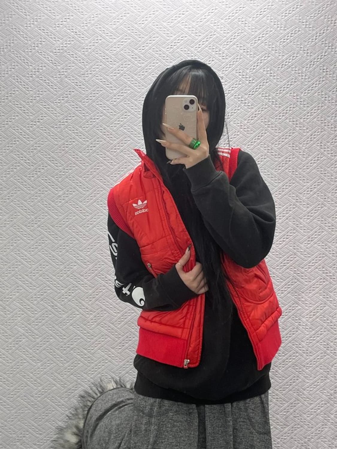 아디다스 Y2K 레트로 00's 경량 패딩 조끼 90 C08378 상품이미지1