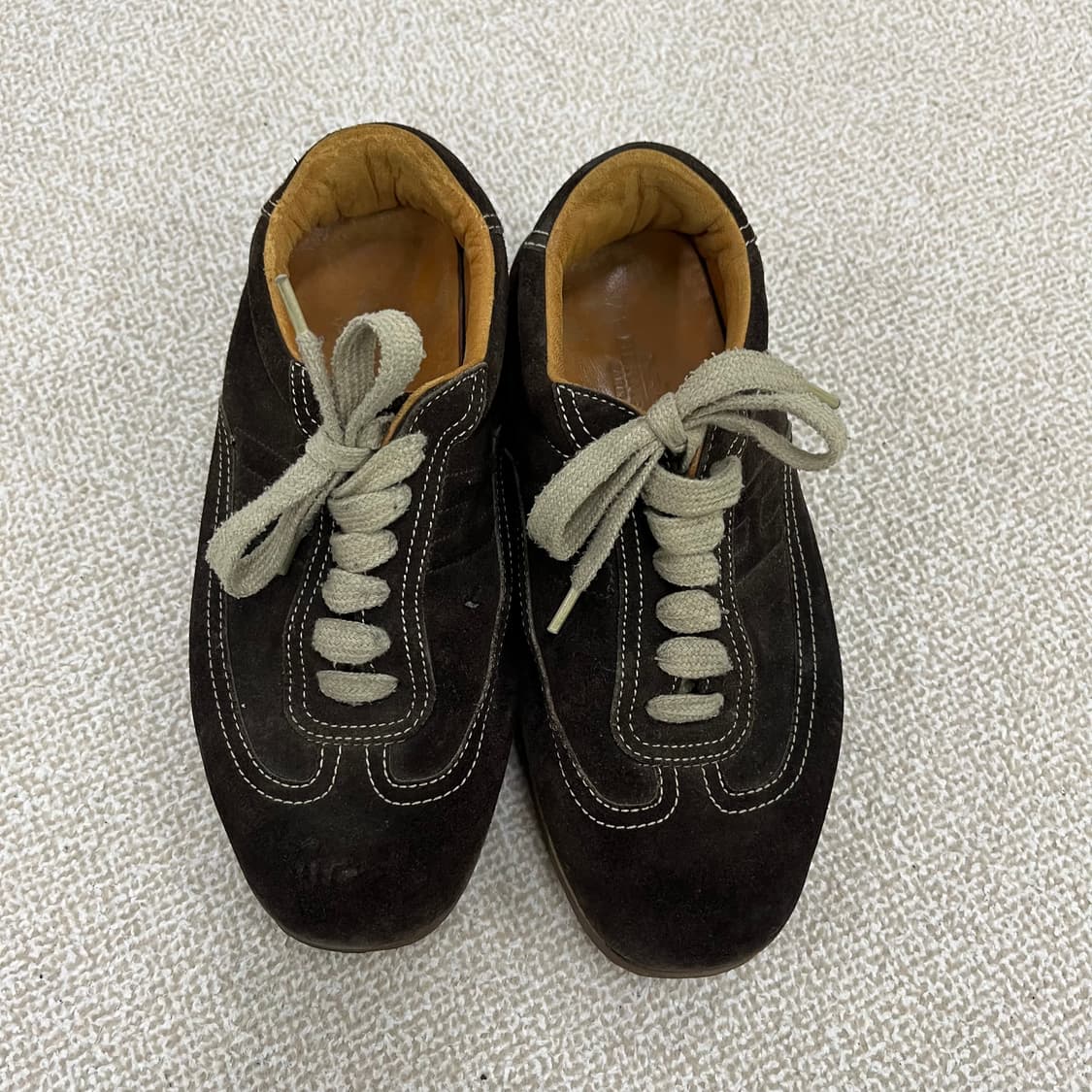 36 고급 스웨이드 레더 스니커즈 신발 0122M2 상품이미지1