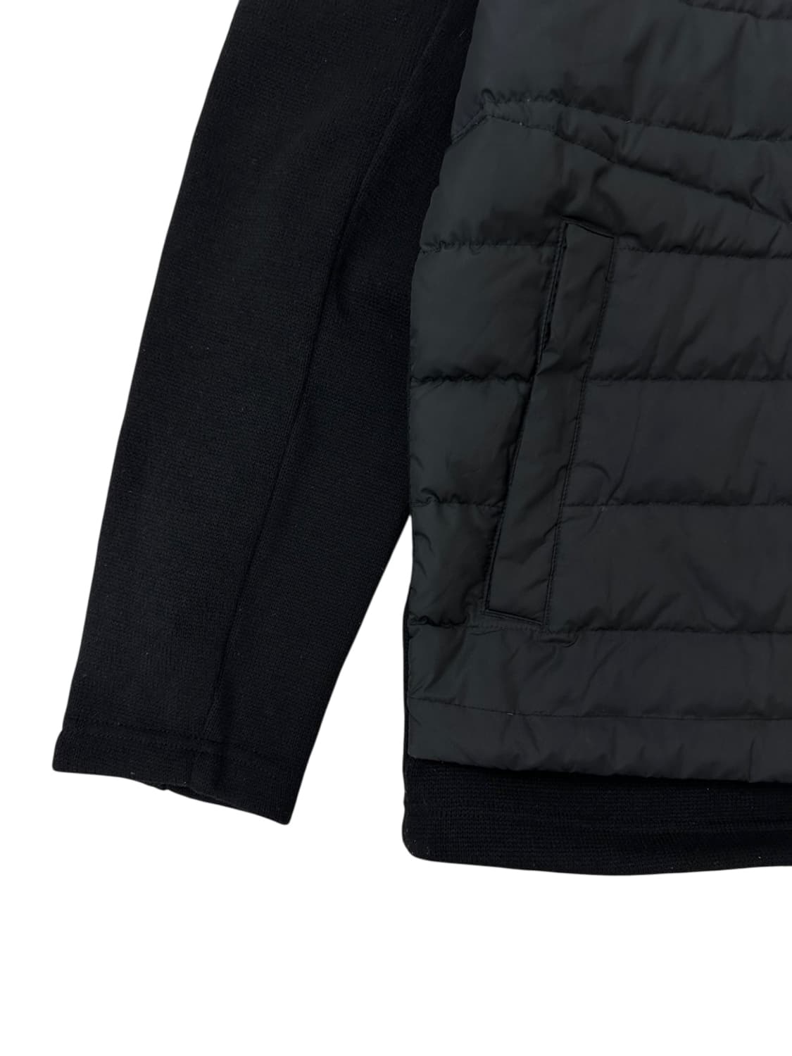 내셔널지오그래픽 구스다운 경량패딩+니트집업  블랙 (XL) 상품이미지6