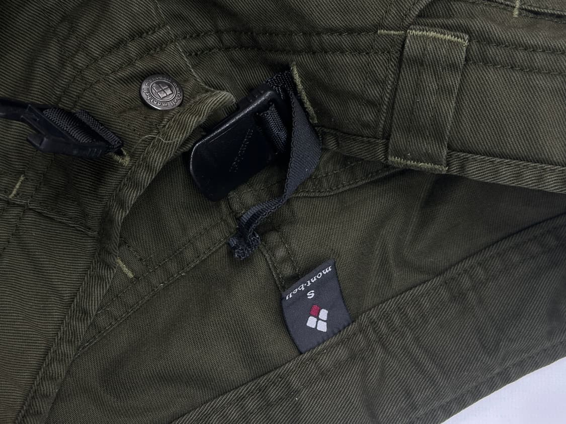 몽벨 montbell 카키 벨트 고프코어 일자핏 면바지 상품이미지3