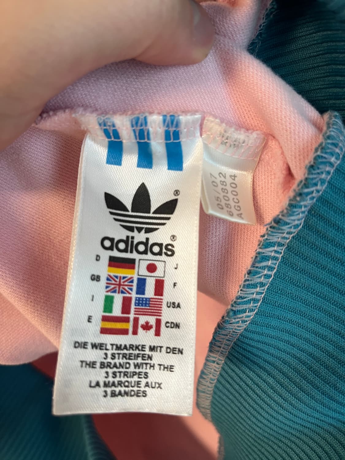 아디다스 베켄바우어 연핑크 져지 [100] 상품이미지6