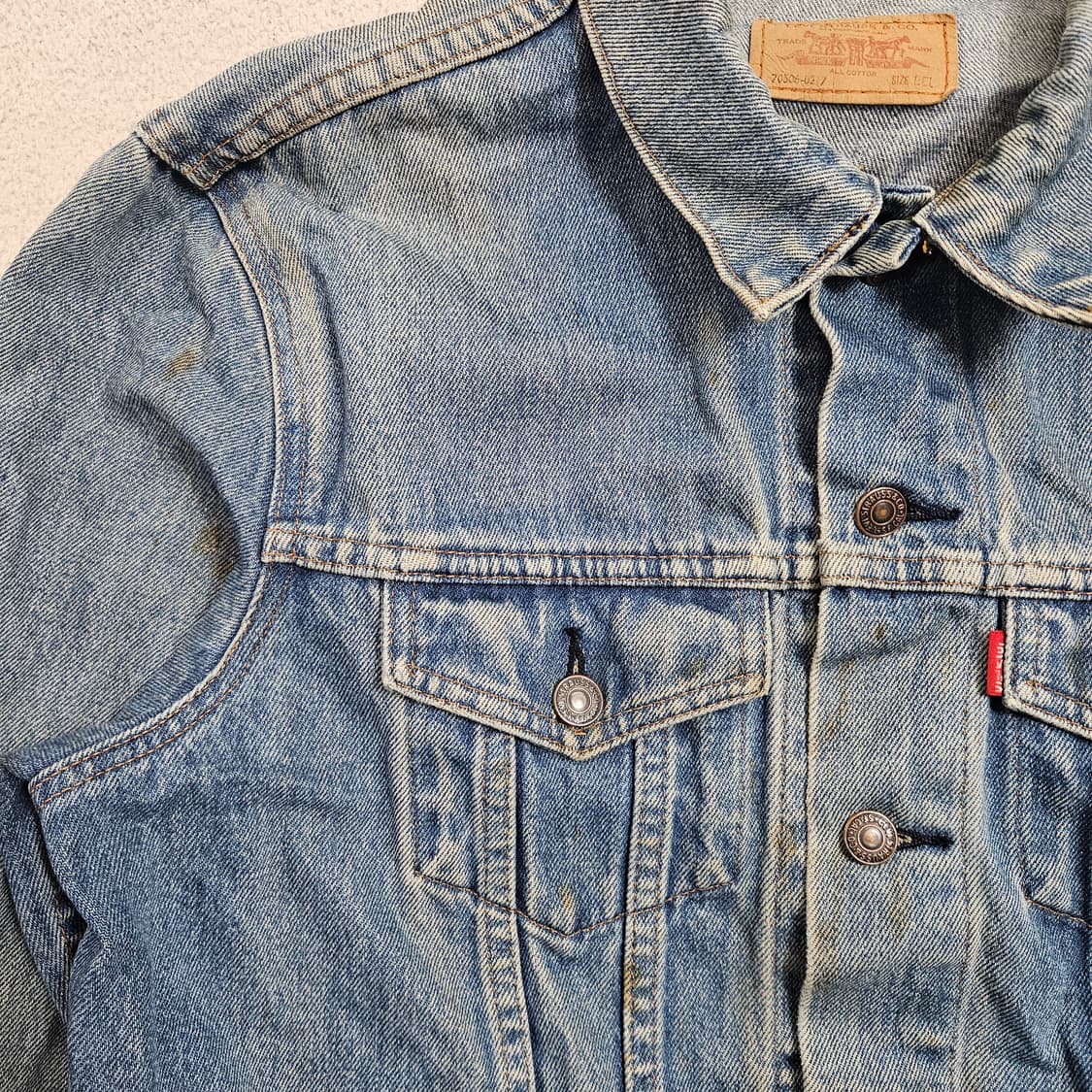 90s 리바이스 데님 자켓 70506-0217 상품이미지5
