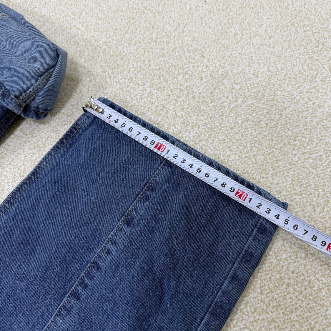 M ASTERR 와이드 핀턱 데님팬츠 0129T2 상품이미지8