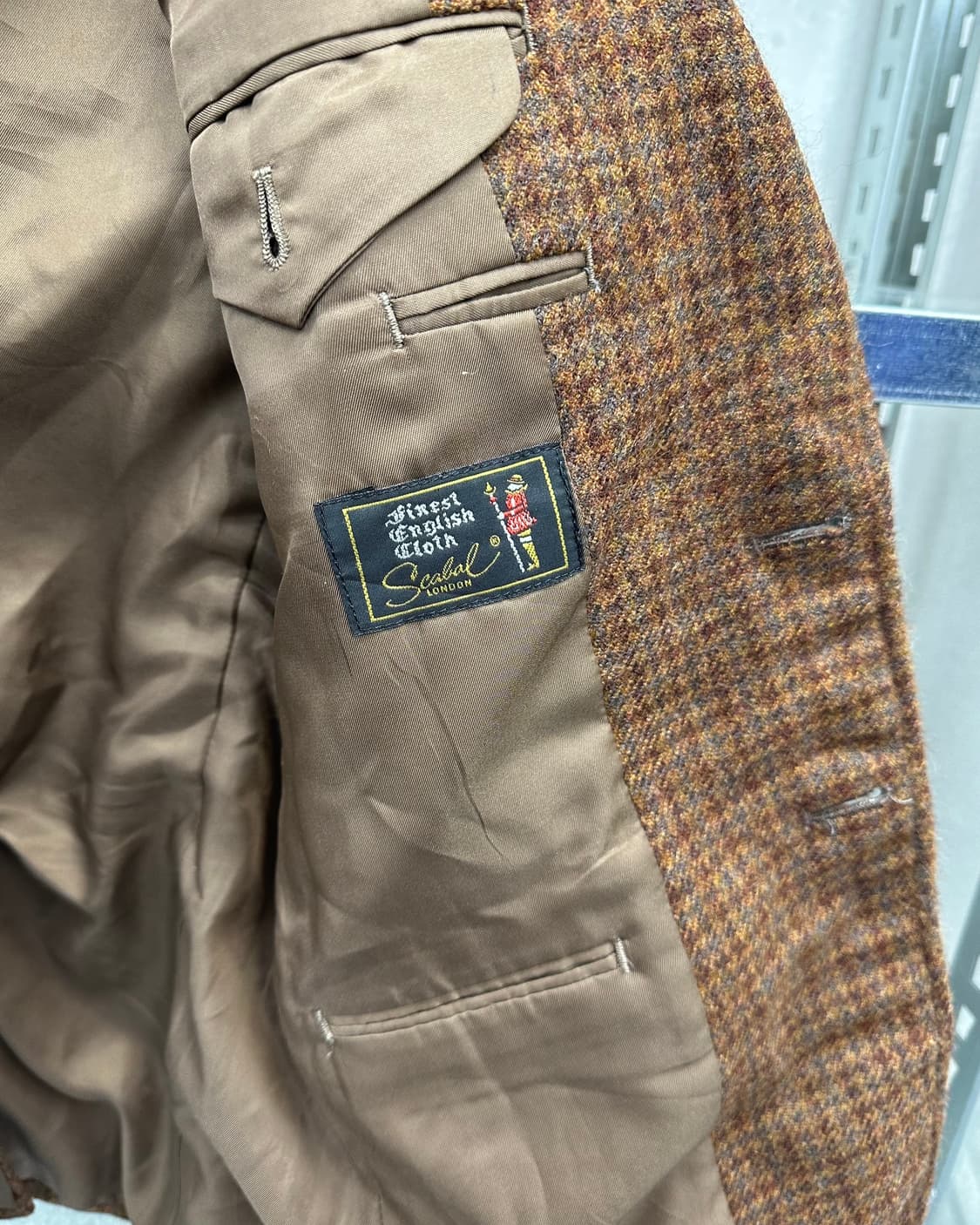 (WOMEN)빈티지 울 블레이져-M1590 상품이미지5