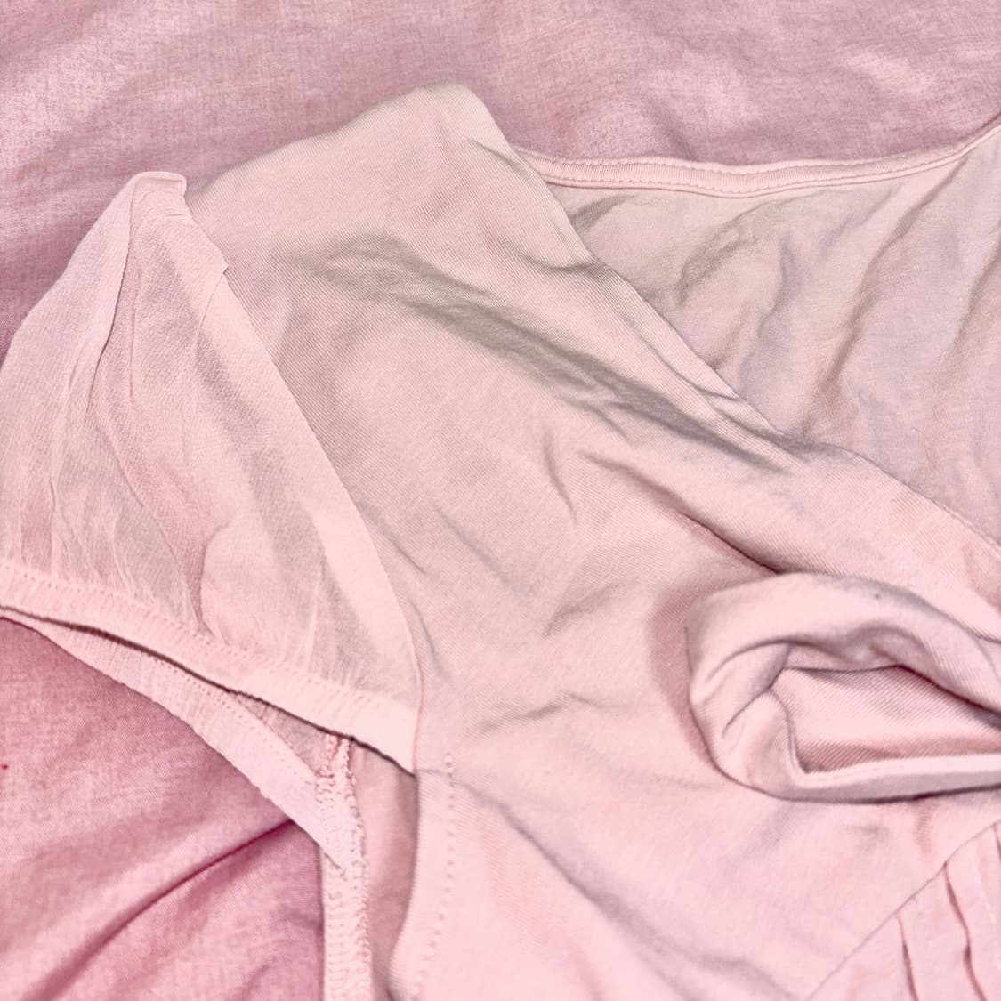 빈티지 베이비 핑크 리본 라떼갸루 히메갸루 상품이미지2