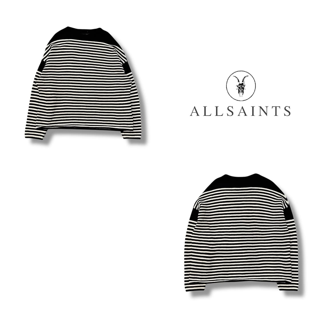 올세인츠 스트라이프 니트 y14131 상품이미지1