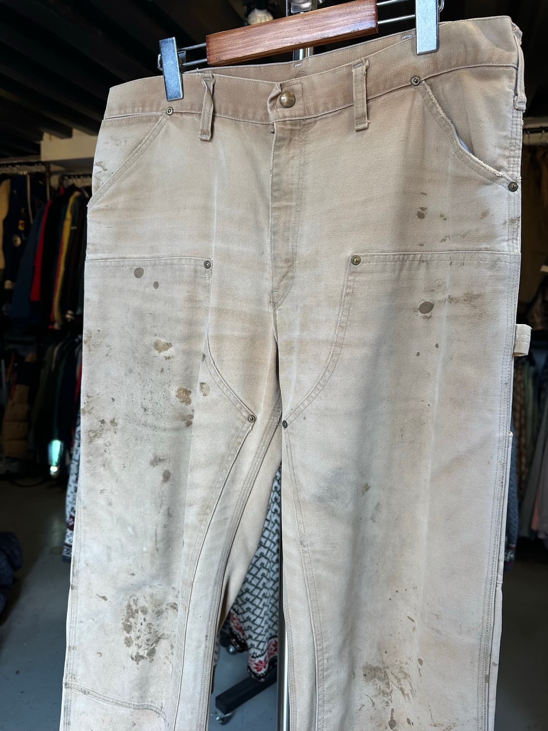 칼하트 더블니 더티 디트로이트 카펜터 워크 팬츠 35x30 상품이미지4