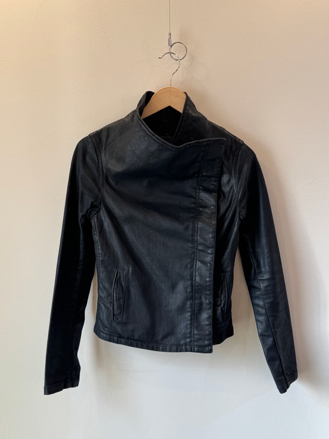 올세인츠 코팅 랩 자켓(O25) 상품이미지1