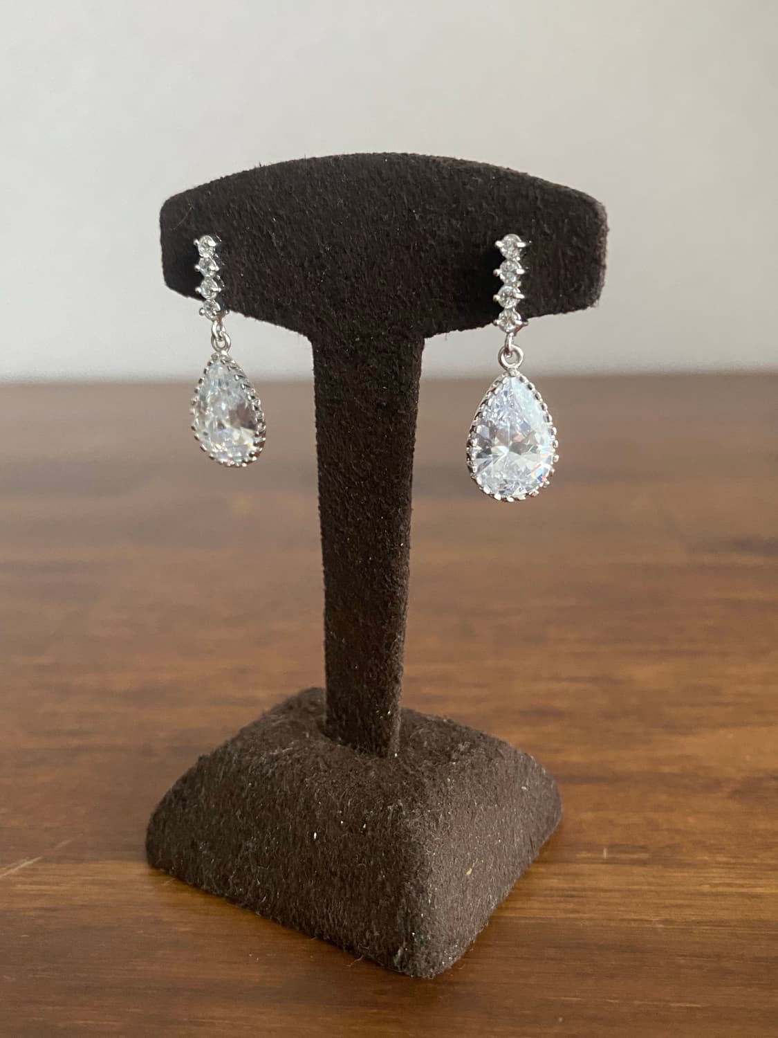 물방울 큐빅 악세서리 귀걸이 상품이미지10