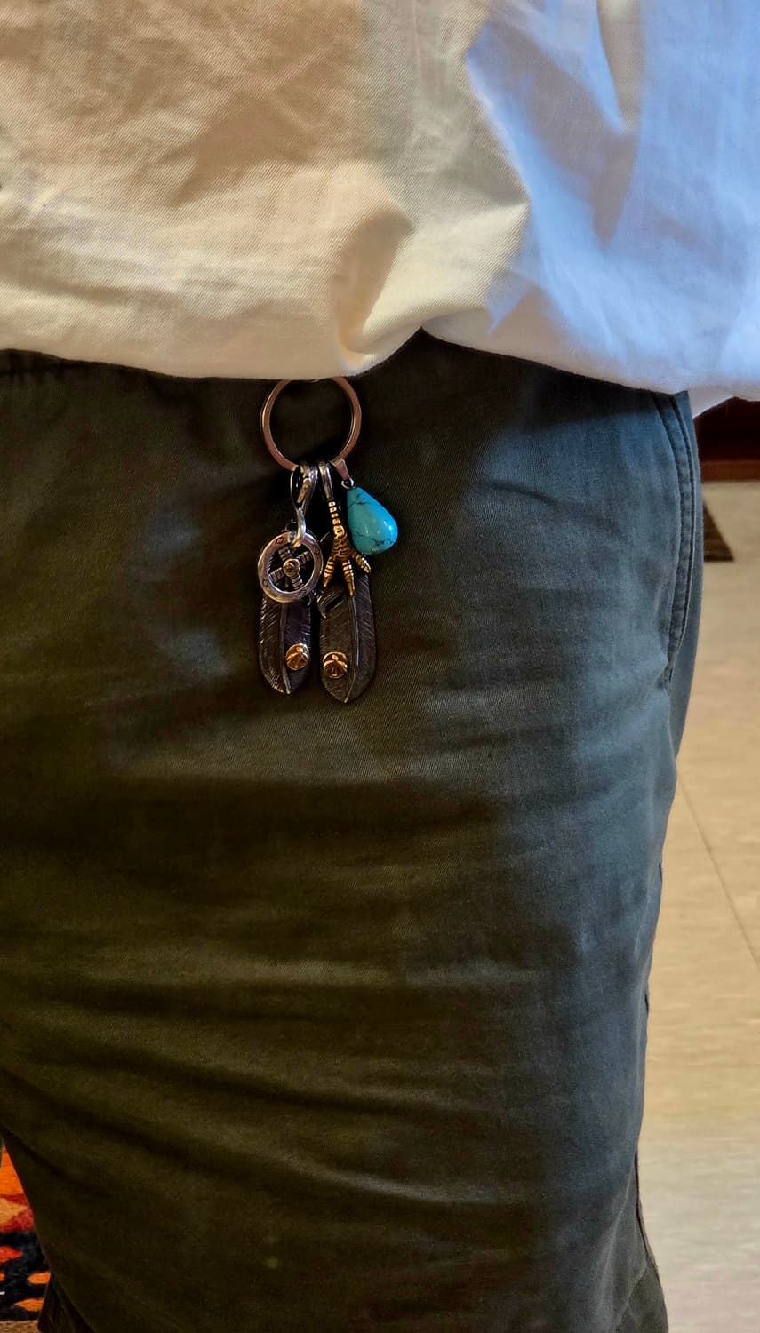 🦅🌵
Native Feather navajo Keyring 상품이미지7