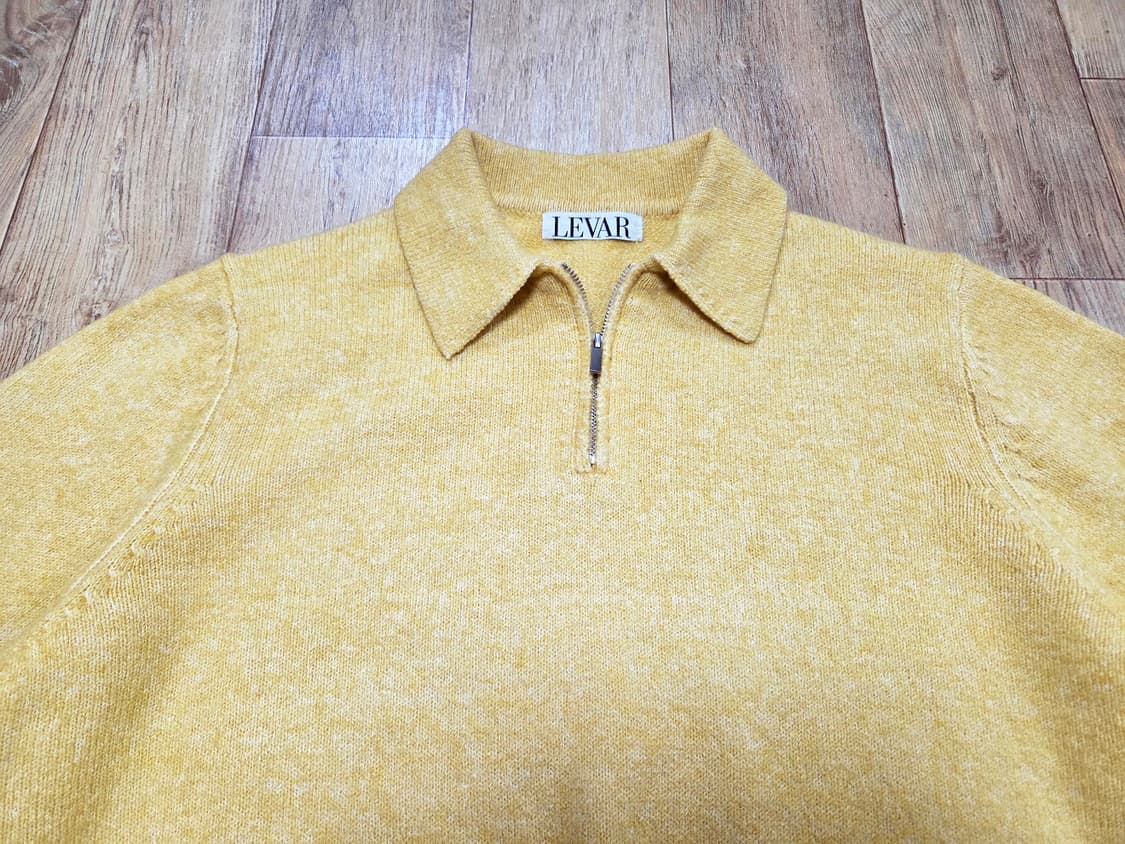 르바(LEVAR) 카라집업 니트 프리사이즈 상품이미지6