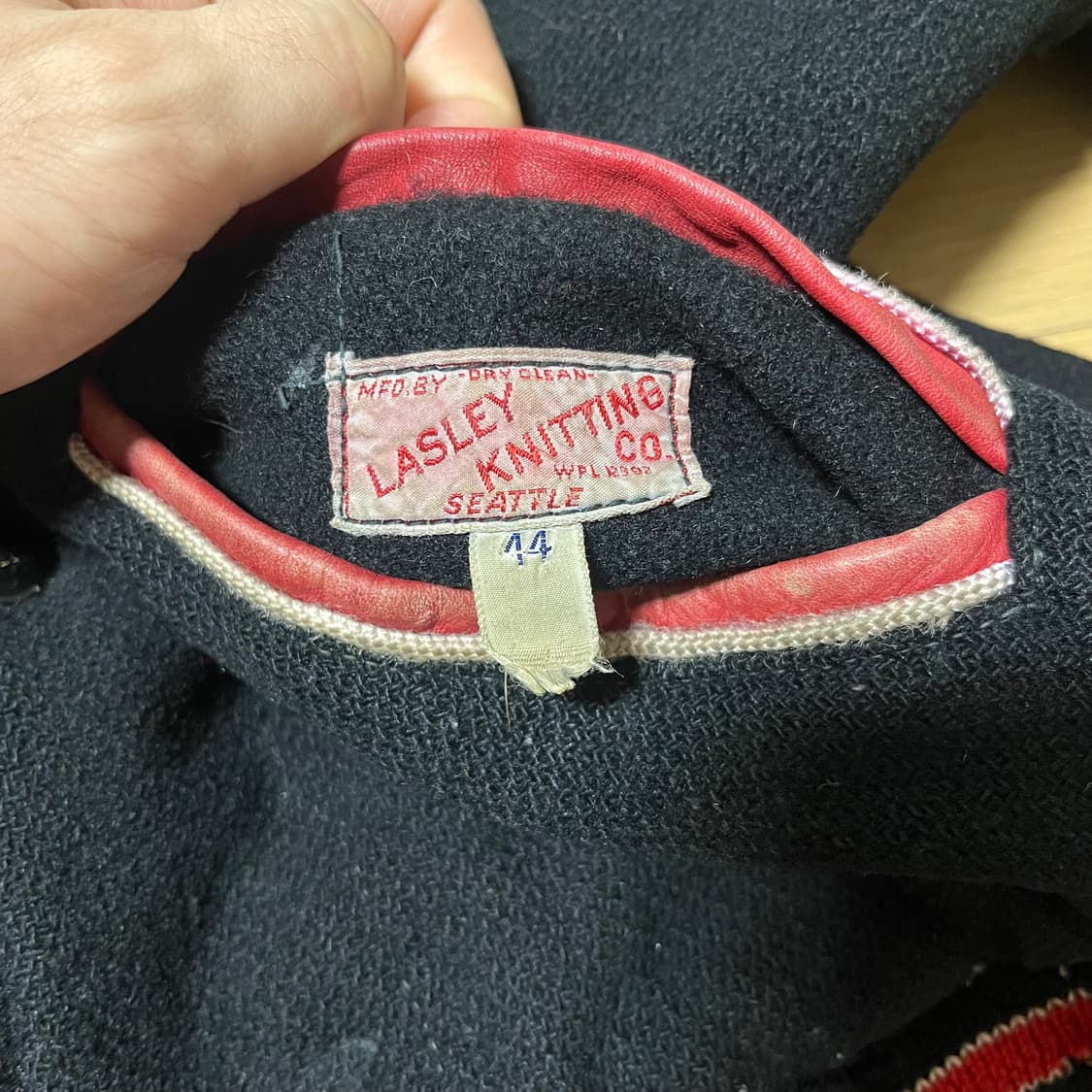 60s Lasley Knitting Co 빈티지 바시티 자켓 60년대 상품이미지5