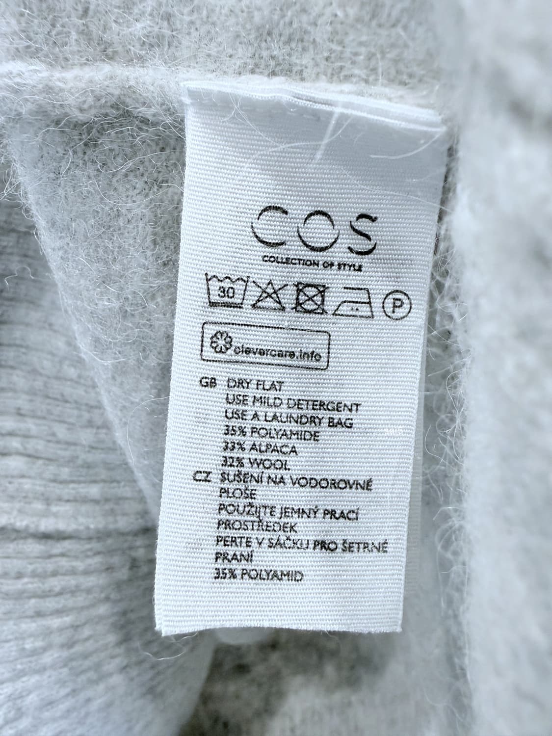 COS 알파카 블렌드 니트 상품이미지6