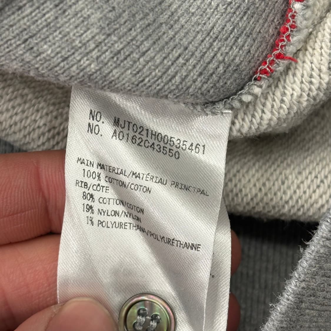 2 톰브라운 그레이 코튼 맨투맨 상품이미지5