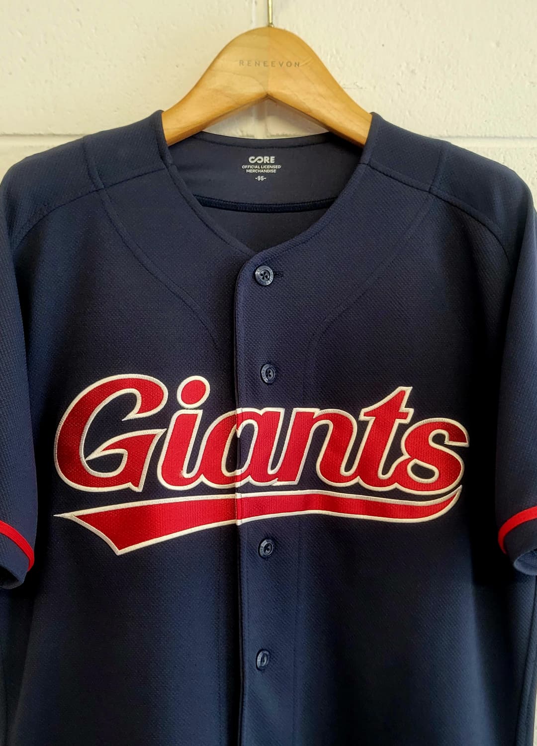 CORE(코어) 롯데자이언츠 원정 어센틱 유니폼 판매 상품이미지3