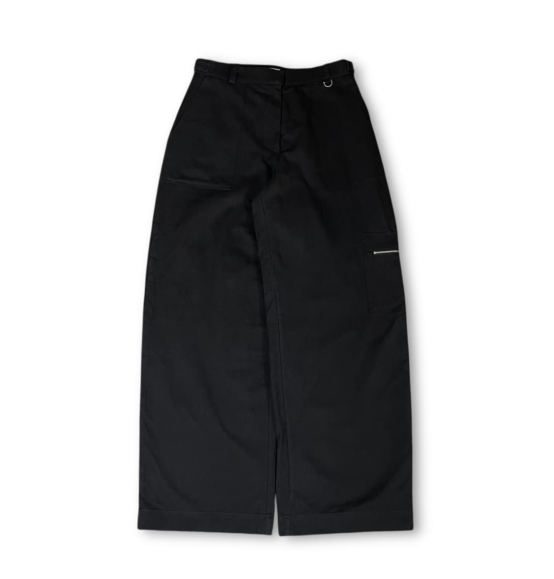 (29) 페이지 블랙 사이드포켓 코튼 팬츠 L 상품이미지1