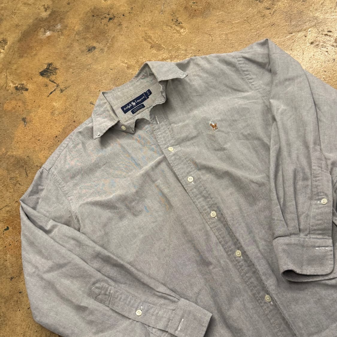[정품] 폴로 랄프로렌 긴팔 셔츠 그레이 b16 상품이미지1