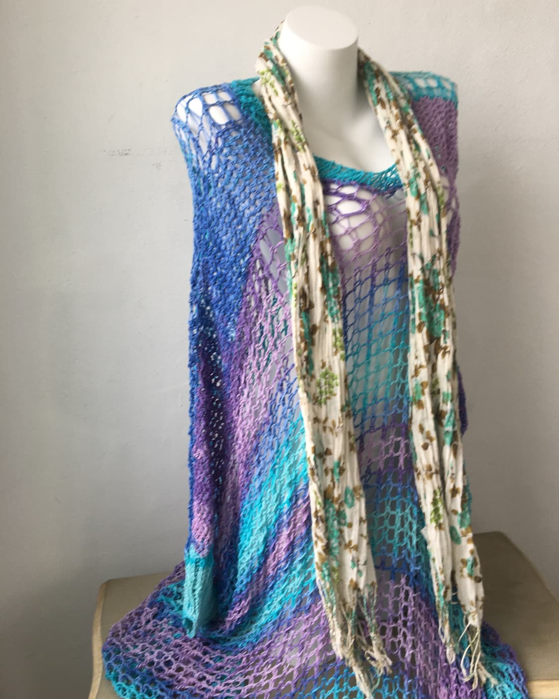  flower pattern scarf 상품이미지5