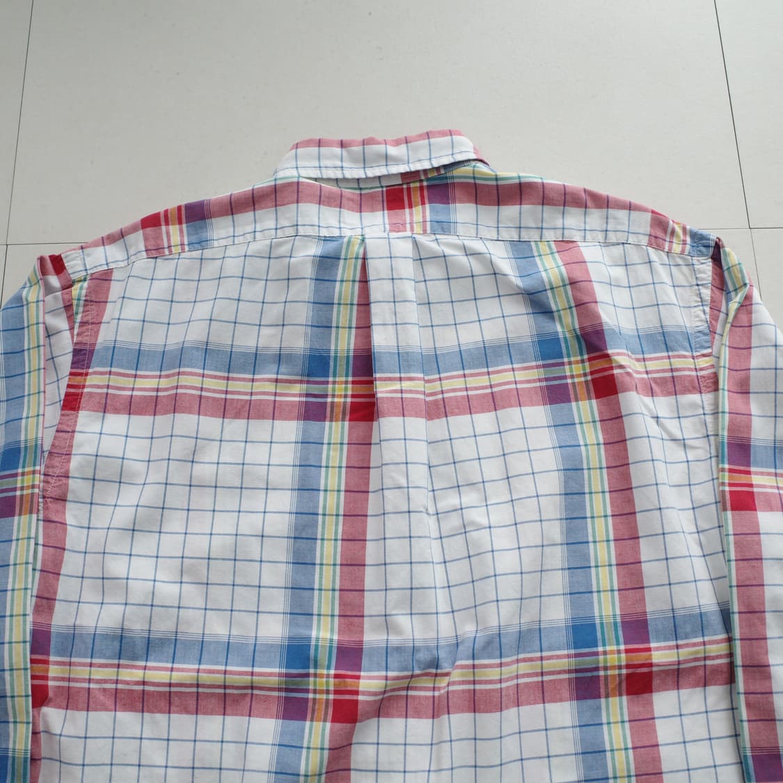 90s 폴로 랄프로렌 빈티지 체크 셔츠 (L) 상품이미지8