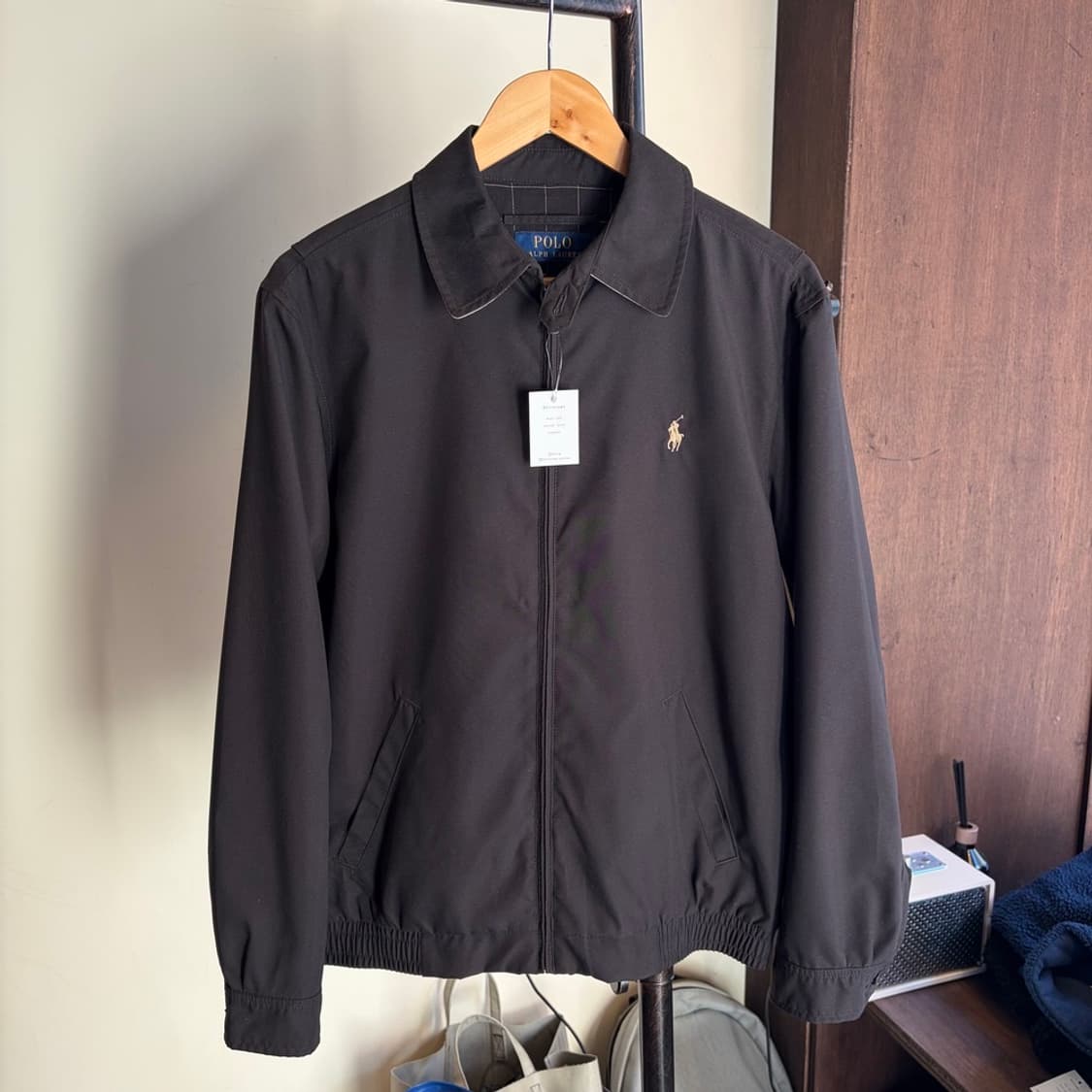 15450 - 폴로 랄프로렌 블랙 폴리 블루종 자켓 상품이미지2