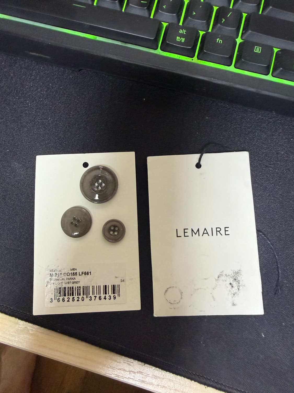 [54] 르메르 테크니컬 트렌치코트 그레이 상품이미지6