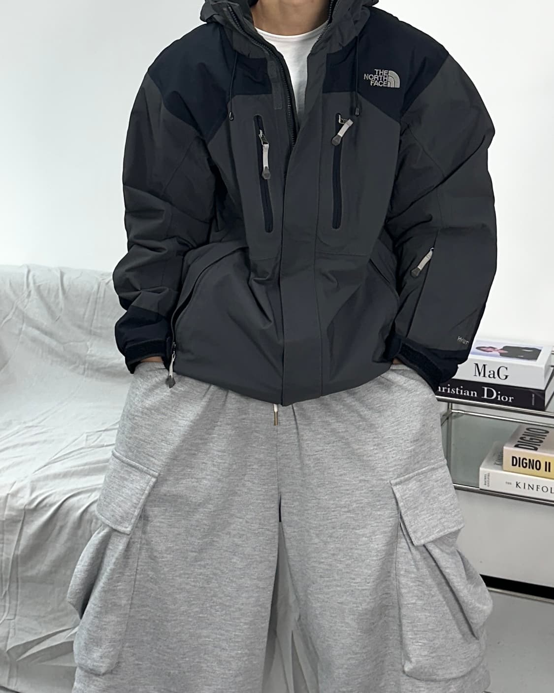 노스페이스 recco  고어텍스 하이벤트 바람막이 L 상품이미지1