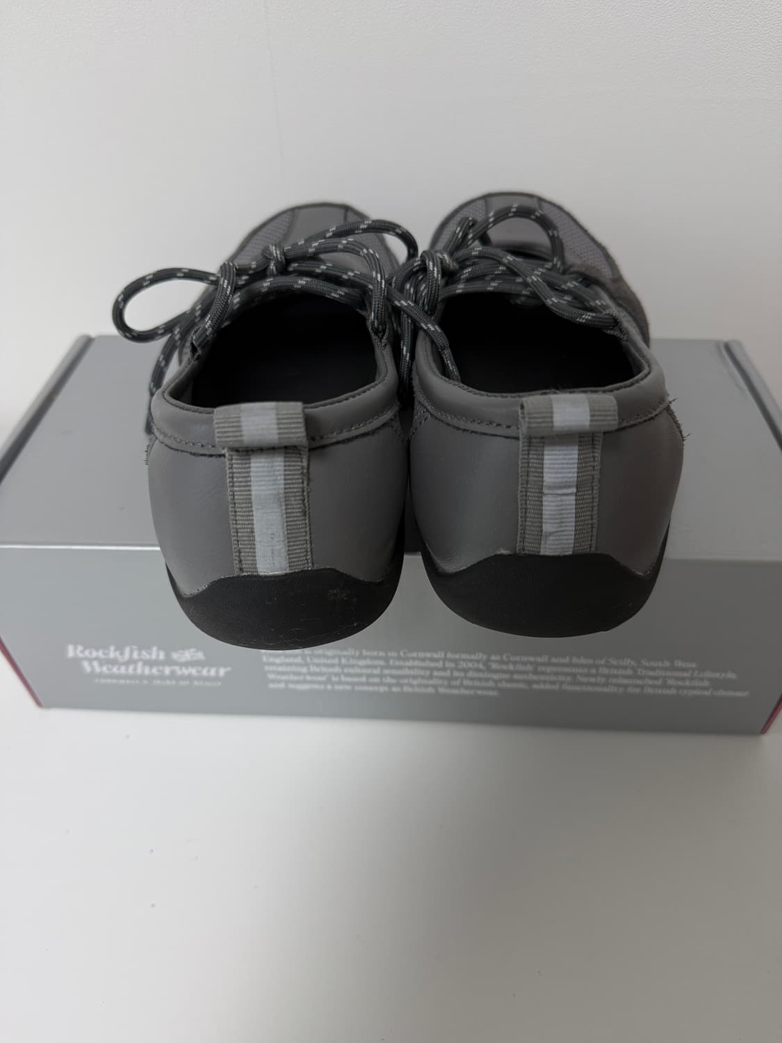 락피쉬웨더웨어 니콜 레이스업 스니커즈 (그레이, 245) 상품이미지4