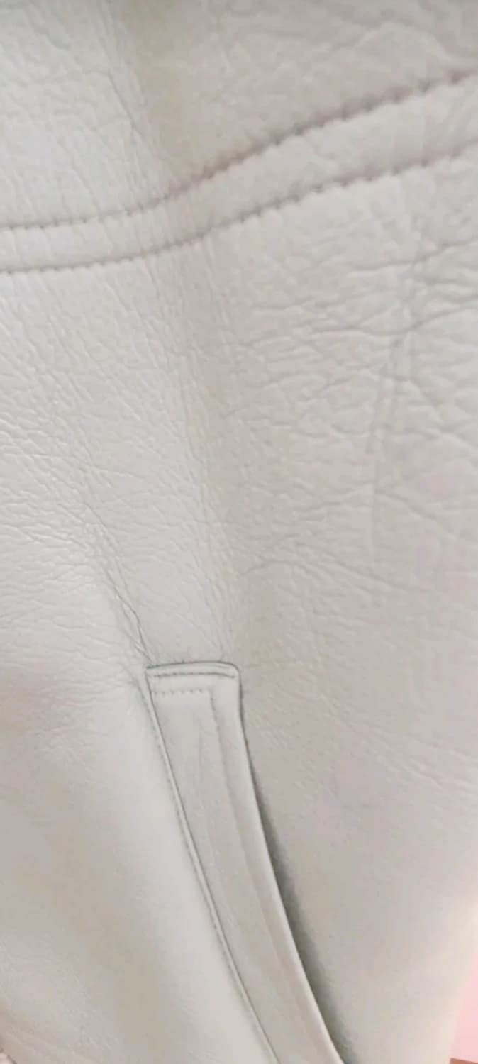 민트 색상오버핏 무스탕 베스트 상품이미지5