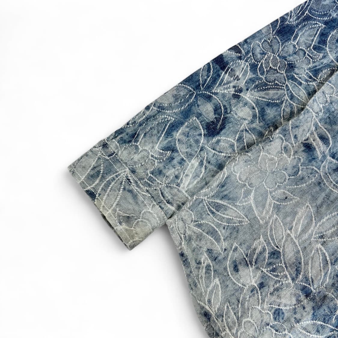 인더애틱 in the attic 플라워 자수 스냅 버튼 셔츠 상품이미지6