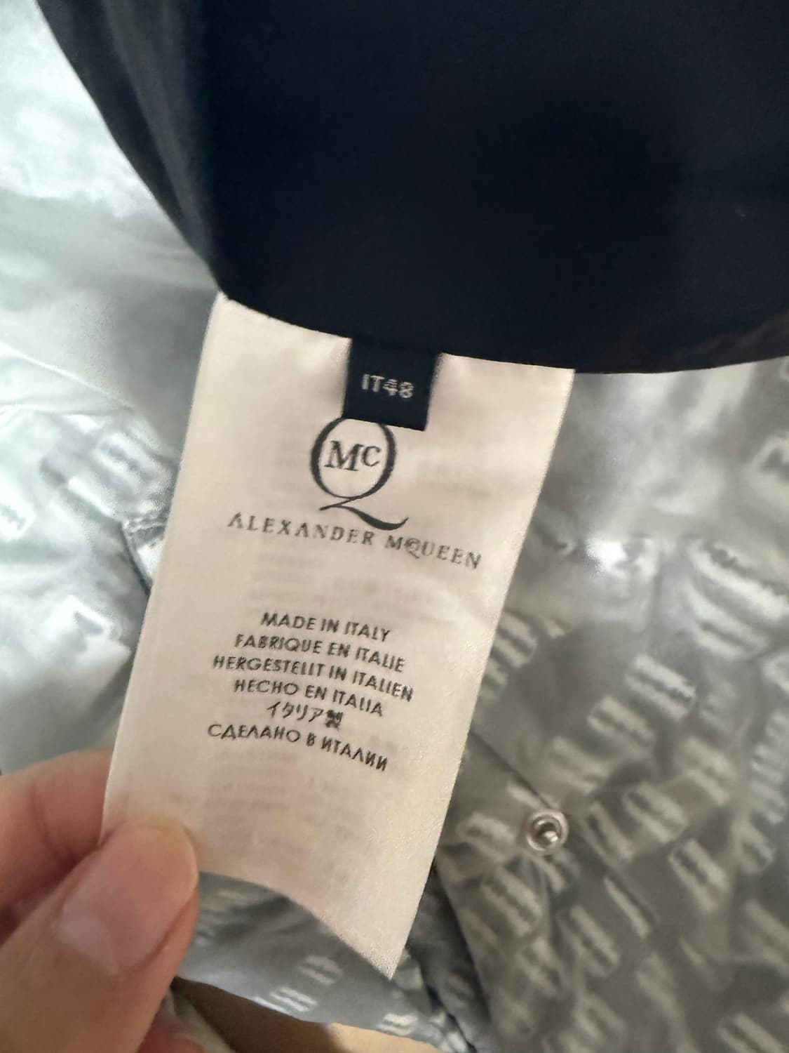 (48) 알렉산더 맥퀸 블루종 14aw 상품이미지4