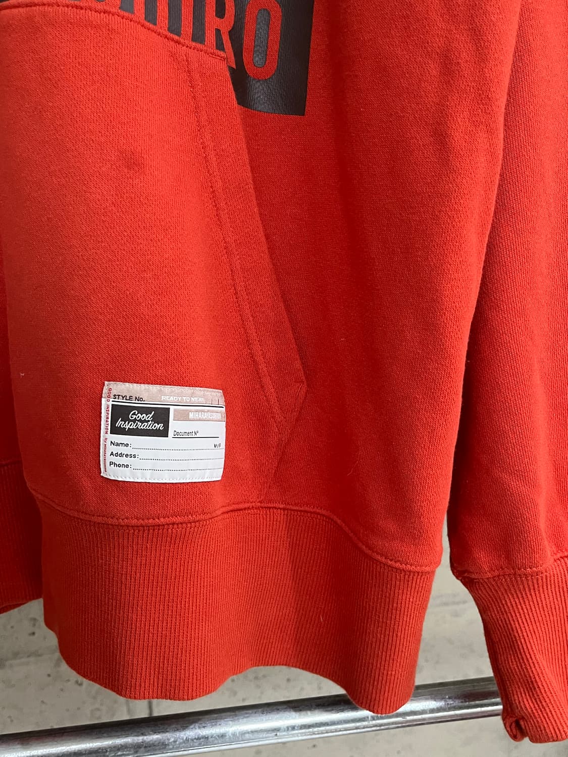 MIHARA YASUHIRO HOODIE 상품이미지5