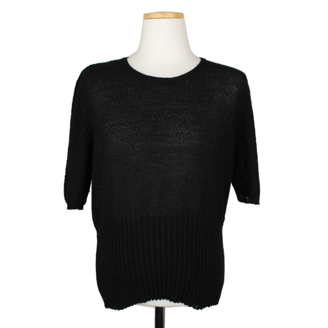 아이스버그 블랙 울 니트 상의(42) 상품이미지1