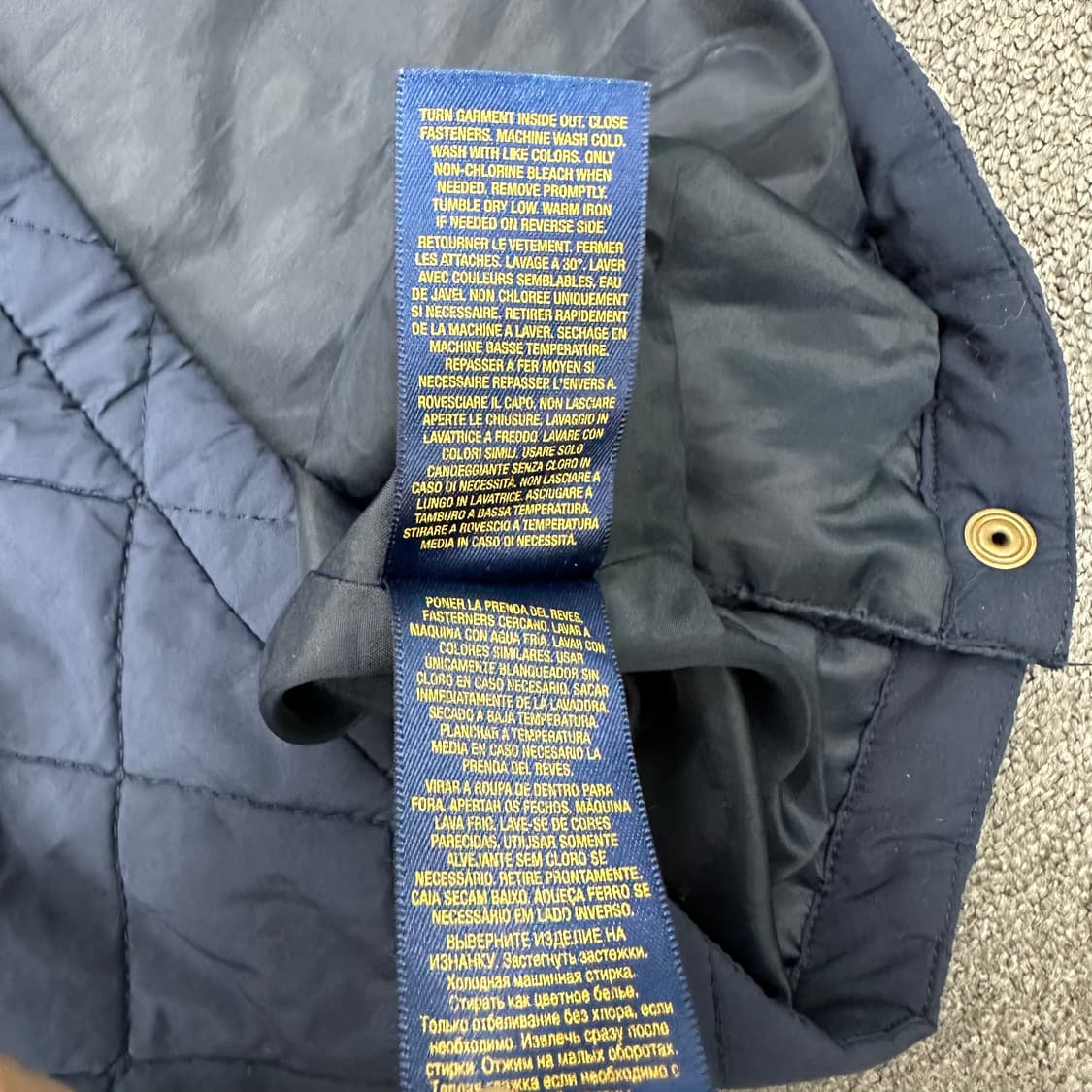 폴로랄프로렌 퀼팅자켓 18-20(사이즈) 상품이미지6