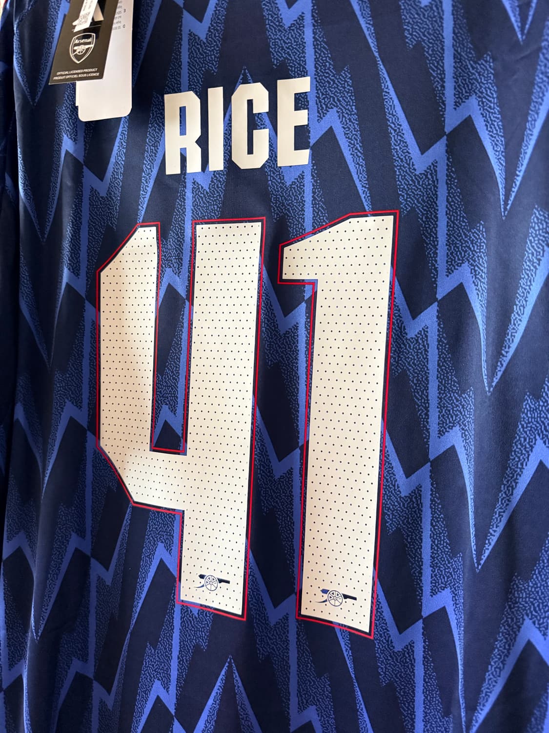 25/26 아스날 어웨이 라이스 유니폼 상품이미지7