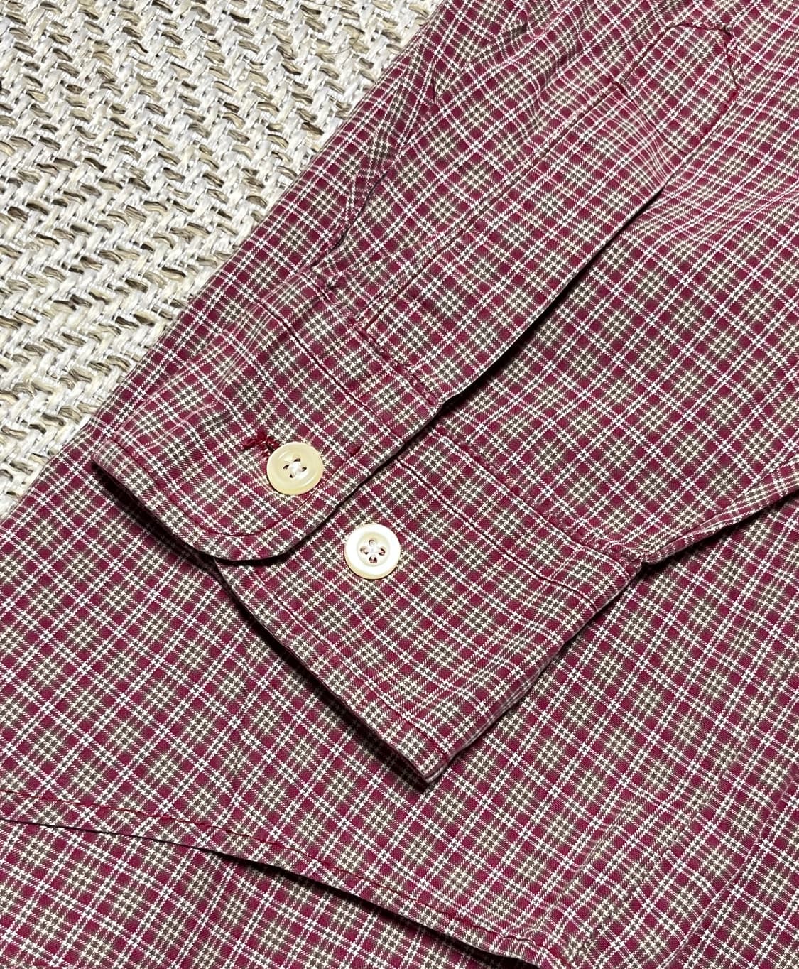 공용 YURO 잔체크 셔츠 남방 XL 상품이미지8