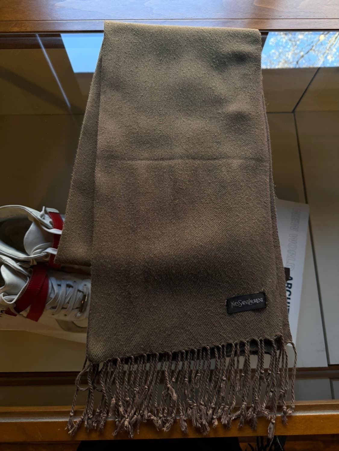 이브생로랑 램스울 머플러 상품이미지6