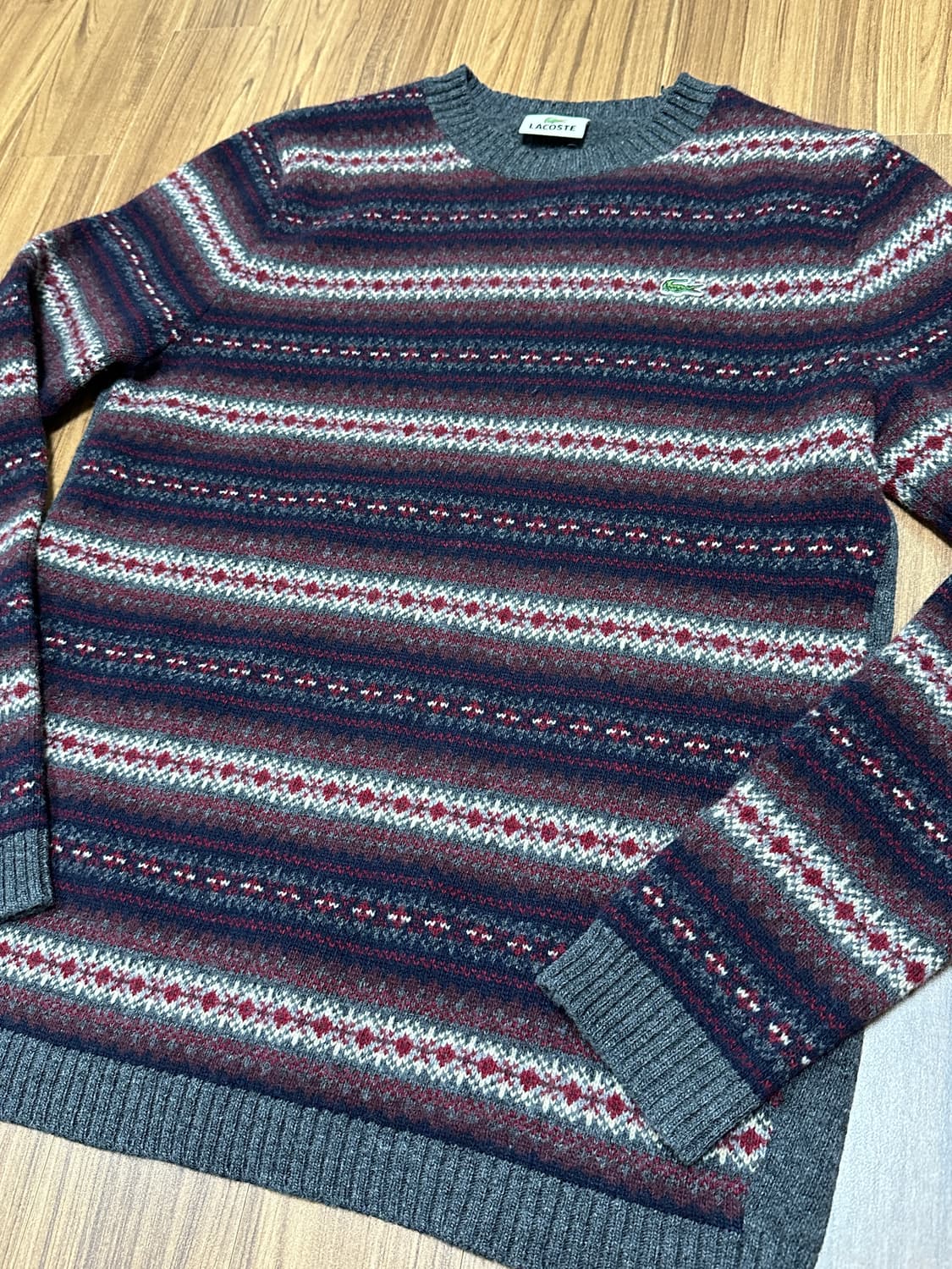 라코스테 페어아일 울 니트 스웨터 4 상품이미지2