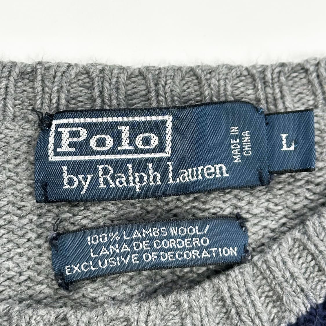 폴로 랄프로렌 올드 아카이브 스트라이프 니트 L 상품이미지5